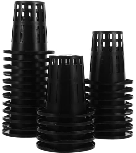 Toddmomy 50 Paniers Hydroponiques en Maille Tasses en Filet Réutilisables Pots De Plantation 7.00 cm pour Semis Légumes Fleurs Jardin Balcon Et Culture Intérieure