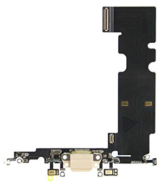 OnlyTech - Connecteur de Charge pour iPhone 8 Plus Or - Nappe Interne Comprenant Le connecteur de Charge Or, Les micros et l'antenne GSM - Pièce détachée Compatible Apple
