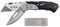 kwb Universalmesser (mit zwei Klingen, Taschenmesser und Cuttermesser, klappbar)