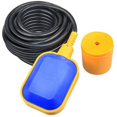 Nxtop 4M Cable Float Switch Water Level Controller for Tank Pump Sump Pump, Water Tank