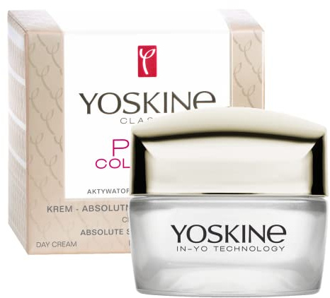 Yoskine Classic Pro Collagen Tagescreme 60+ Anti-Aging Feuchtigkeitspflege für reife Haut 50ml