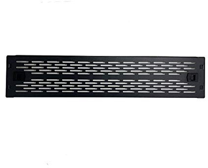 Infitronic - INSIRBL112STL - Panel de ventilación de 19 pulgadas para rack, panel ciego en U, cubierta ciega de acero 2U (montaje sin herramientas)