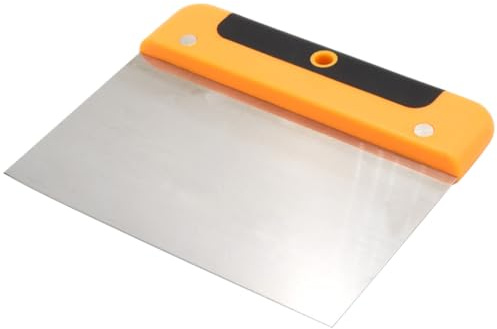 Uonlytech Stainless Steel Scraper 5.9 Inch Multi-Purpose Cleaning Scraper and Putty Spatula for Wall Repair Kitchen Use and Wallpaper Removal