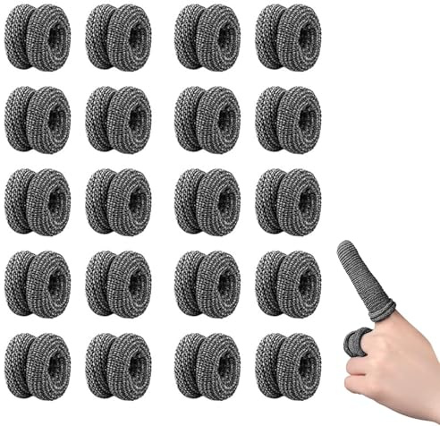 20 Pcs Benda Tubolare Per Dita Mano,Bende Elastiche Per Bendaggi,Protezione Dita Mano Benda,Proteggi Dita,La Cucina, Adatto Per Lavoro, Cucina, Protezione Delle Dita Da Lesioni