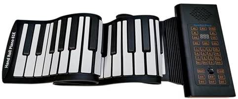 Generic 128 Suoni Eccellenti, 128 Ritmi, Piano Elettrico Pieghevole con 20 Demo per Principianti (GenericodAPRGa7-221028GW01-2)