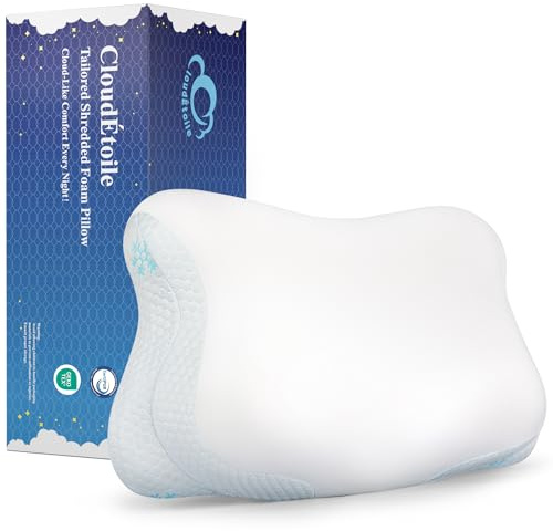Cervical Pillow Memory Foam Neck Pillow Support for Deep Sleep, CertiPUR-EU