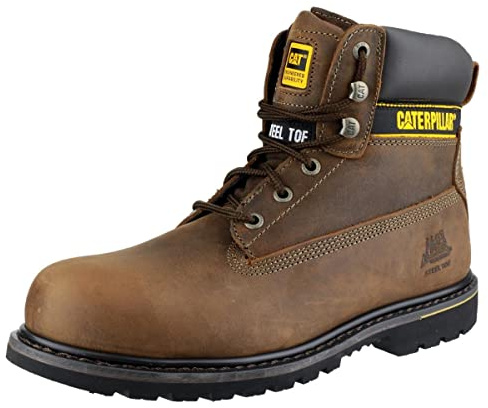 CAT Footwear Holton, Chaussures de Travail Homme, Marron (Chocolate), 46 EU