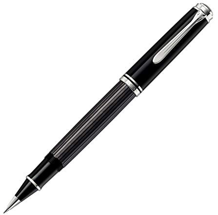 Pelikan Tintenroller Souverän 805 Stresemann, Schwarz-Anthrazit, hochwertiger Roller im Geschenk-Etui, 957498