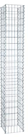 Gabions de Colonne de – chaud – 4 Hauteur 200 cm colonne gabion, pierre d'angle panier, gabion, maschung, 10 x 5 cm