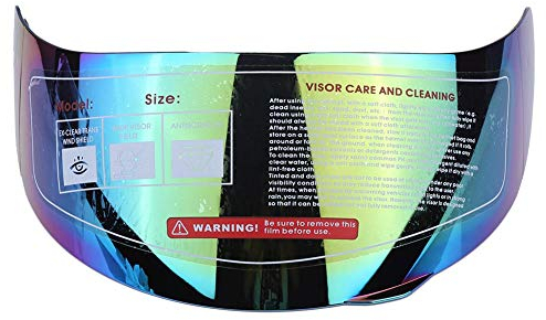 Pantalla Casco agv k5 Bicolor-Reemplazo del Parabrisas del Casco de la Cara del Casco de Doble Lente de la Motocicleta para 316 902 AGV K5 K3SV(De Colores)