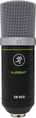 MACKIE EM-91CU Large Diaphragm USB Condenser Content Creator & Live Streaming Microphone