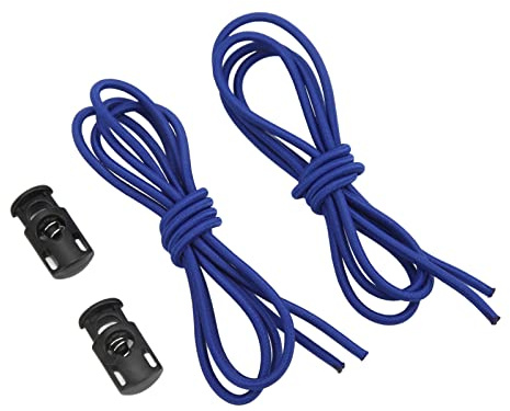 Keenso Kit di Sostituzione Cinturino per Occhiali da Nuoto in Gomma Elastica da 2 Pezzi Corda Regolabile per Immersione con Cinturino per Snorkeling (Blu)