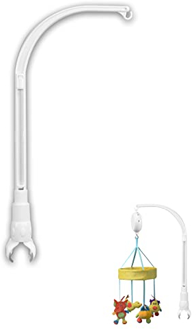 Floatdream Wiege Mobile Bett Glocke Halter, Halter Arm Halterung, Mobile Halterung, Abnehmbar und verstellbar zum Aufhängen von Bettglocken und Dekoration