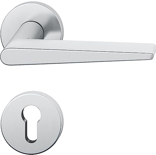 FSB Drückergarnitur 12 1005 ASL auf Rosette PZ, Edelstahl matt