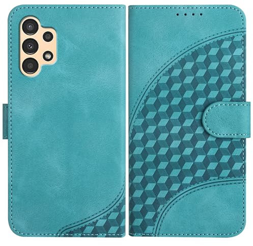 JayModCase Mobile Phone Case for Samsung Galaxy A13 4G/A13 Lite 4G, with Card Slot, Stand Function, Magnetic, PU Leather Case, Folio Flip Case Compatible with Galaxy A13 4G - Light Blue