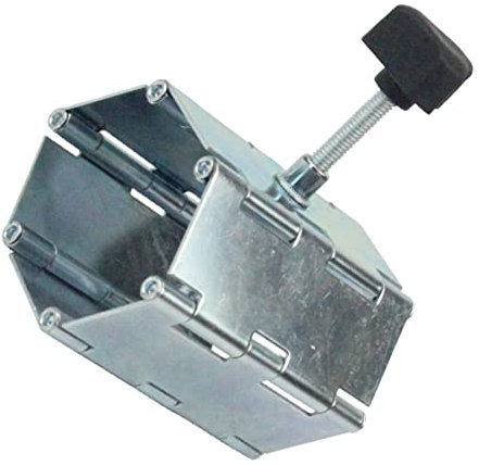 Mikikit Regolatore di Altezza per Piastrelle in Lamiera Zincata Argento, Livellatore Pieghevole per Piastrelle da Parete e Pavimento, per Cucina e Balcone