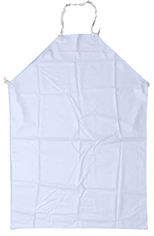KICHOUSE Delantal de Pvc Industrial 110x80 Cm sin Mangas para Cocina Comercial Limpieza Carpintería Protección contra Agua y Aceite