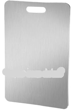 ZNJAMN Tabla De Cortar De Titanio Tabla de Cortar de Cocina, Bloque de Carnicero de Acero Inoxidable, Apta for lavavajillas, Tabla de trinchar, fácil de Limpiar, for Picar para Cocina(33.5cmx23.5cm)