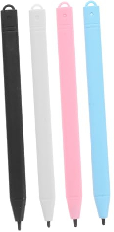 NOLITOY Set 4 Pezzi Penna per Uso su Tablet Lcd, Pennino per Lavagna Digitale con Impugnatura Comoda in Plastica per Bambini e Apprendimento Digitale