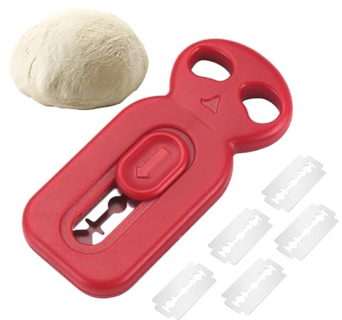 Genérico Herramienta Para Cortar Pan,Herramienta Para Cortar Masa | Cuchilla para la Elaboración de Pan,Para Cocina Panadería Casera Hornear Masa Pastelería Mujeres Hombres