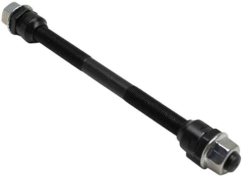 cyclingcolors HINTERRADACHSE 10x175 MM Fahrrad UNIVERSAL Achse SOLID MASSIV NABE HINTERRAD Vintage Oldtimer Radsport MTB RENNRAD Fixie SINGLESPEED 10MM 175MM Stahl Silver