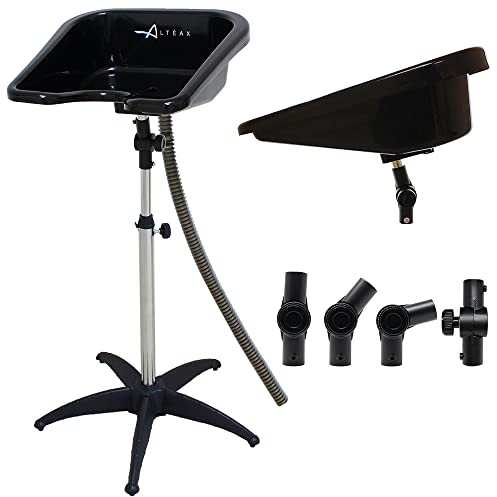 Altéax Bac a Shampoing Domicile, Réglable en Hauteur et Inclinaison – Notre Bac Coiffure Domicile Portable Fabriqué Avec des Matériaux de Qualité et un Design Ergonomique - Bac Pour Laver Les Gheveux