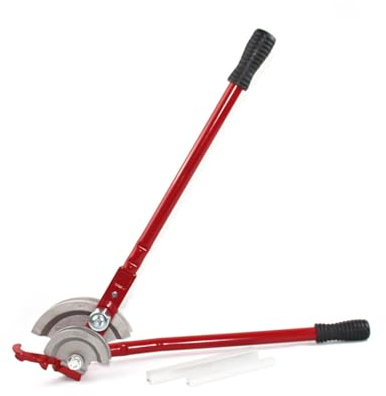 Rohrbiegeapparat Rohrbiegemaschine Hand-Rohrbieger Rohrbiegegerät Biegezange Rohrbieger Rot Rohrbieger Kupfer Alu Bieger Rohr Biegewerkzeug 15mm / 22mm 180 °