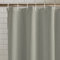 Catherine Lansfield Timeless Stripe - Tenda da doccia, 180 x 180 cm, colore: Verde
