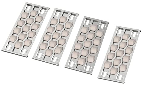 SafBbcue 720-0057 CG3CKW Heat Tray Replacement for Nexgrill 720-0057-3B Turbo Capt'n Cook CG4CKW CG3TDN CK4CKWN Grills Heat Plate with Ceramic Briquettes