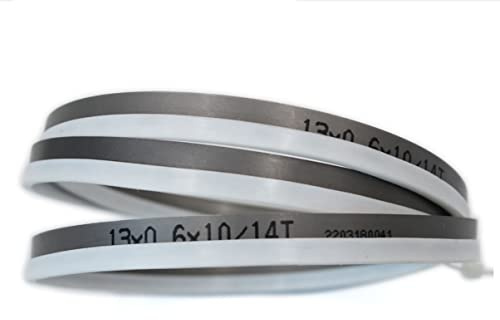 8 9 10 12 M42 Bi-Metal 1/2 Lame for sega a nastro. 1425 1570 1790 X 13mm Con 6, 14Tpi Lama for sega a nastro Taglio di legno duro, metallo.(6Tpi,Length 1425mm)