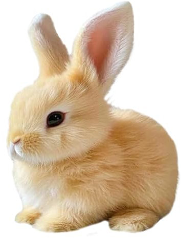 Bexdug Realistischer Hasenplüsch, interaktiver Plüschhasen | Interactive Plüschfigur Spielzeug gefüllter Hase,Elektronisches Haustier Realistisches Kaninchen, Springen, Zucken und Schütteln von Ohren