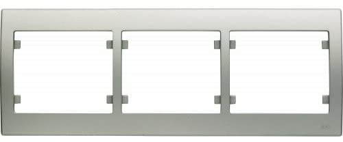 Bjc - 18003-ma marco 3 elementos horizontal iris aluminio Ref. 6531025161