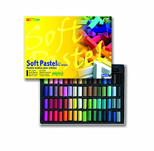 Mungyo Soft Pastel 64 Color Set Square Chalk