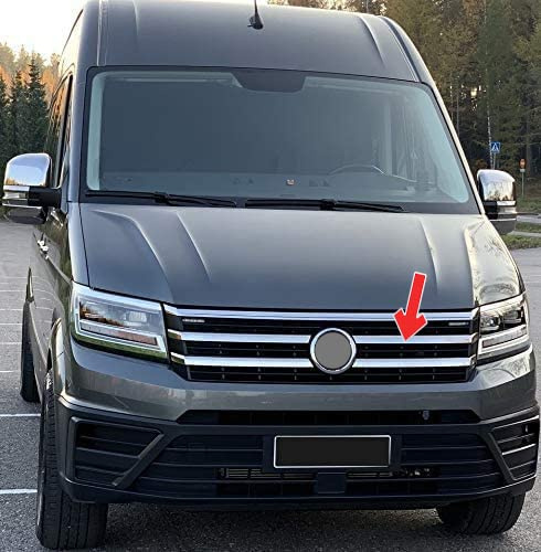 Listas de Parrilla válidas para VW CRAFTER II | 2017+ Moldura Cromada Acero Inoxidable Embellecedor Cromo Frontal Tiras cromadas de Radiador