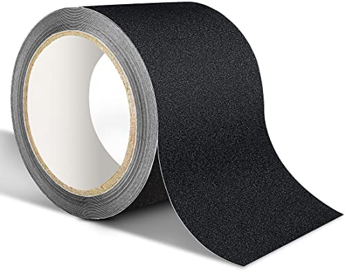 Black Anti Slip Tape Outdoor Non Slip Step Strips High Traction 10cm*5m
