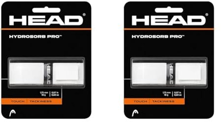 HEAD Unisex Hydrosorb™ Pro Griffband, Weiß, Einheitsgröße EU (Packung mit 2)