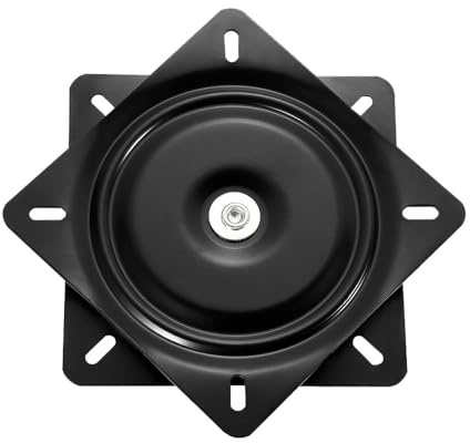 Wnddle Base Girevole, Cuscinetto Piatto Rotante, Piatto Girevole, Giradischi con Cuscinetti a Sfera a 360 °, Cuscinetti Girevoli Quadrati, Giradischi per Mobili in Metallo