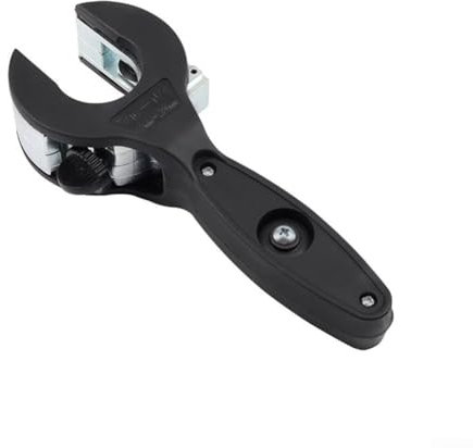 Niceminiwall Tagliatubi a cricchetto, comoda taglierina a cricchetto per tagliare 8 tubi da 29 mm in acciaio inossidabile, rame e alluminio (nero, rosso) (nero)