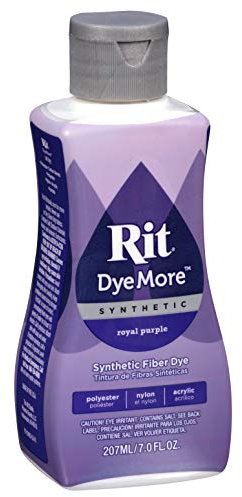 Rit DyeMore Flüssige Textilfarbe für synthetische Textilien, 207 ml, 13 Farben violett
