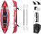 Cressi Unisex-Adult Namaka Double Seat Ikayak Set 10'7'' Aufblasbares Kajak mit dreifacher Luftkammer und verstellbaren Sitzen, Rot, 26.5 cm
