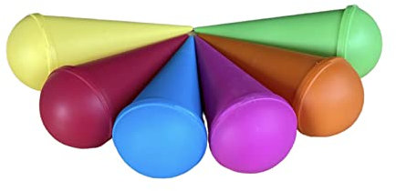 Beach Ashtray Assorted Colours Ideal for Travelling Pocket Colourful Conical Portable 1 Piece (Orange)