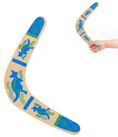 JOYOLA Boomerang V Shaped Outdoor, Hölzerner Bumerang in V-Form Boomerang für Kinder Zurückkehrender Bumerang für Kinder im Freien Super Strapazierfähiger Bumerang aus Holz für Kinder und Erwachsene