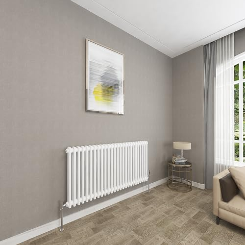 Sky bathroom 600x1190mm 2 Column Radiator Horizontal White Cast Iron radiato Traditional Central Heating Radiator