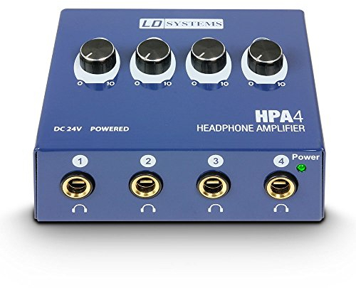 LD Systems HPA 4 - Amplificador de Auriculares 4 Canales