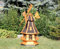 Gartenwindmühle mit Solar schwarz Typ 4.1