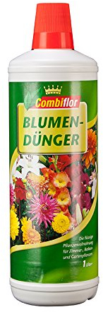 Combiflor Blumendünger 7+3+6 1Liter für Zimmer-, Balkon- und Gartenpflanzen