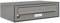 AL Briefkastensysteme 1er Briefkastenanlage Aluminiumgrau RAL 9007, Premium Briefkasten DIN A4, 1 Fach Postkasten modern Aufputz