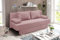 Froschkönig24 Melanie Schlafsofa Schlafcouch Polstergarnitur 196 x 92 cm Rosa/Rosa