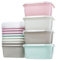 QILZO Lot de 12 Récipients en plastique 1 l Récipients pour aliments sans BPA pour boîtes à repas pour micro-ondes, lave-vaisselle, congélateur, récipients avec couvercle, pas hermétique