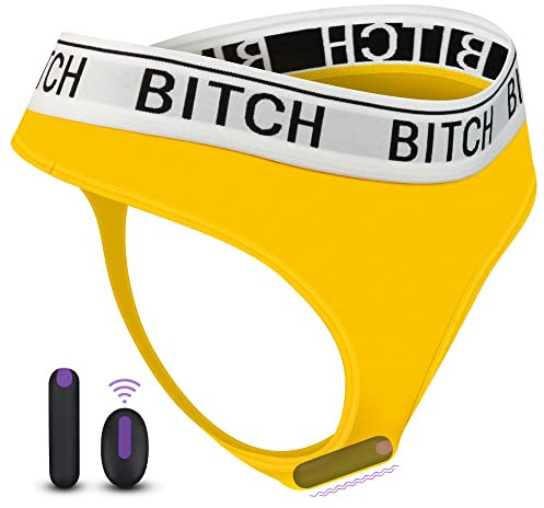 Vibrator Vibratoren Frauen Leise Hipster Damen Tanga Baumwolle, Mini Vibratoren Paarvibrator Klein, Bullet Vibrator mit Fernbedienung Stark, Sex Spielzeug für die Frau Paare (XL/XXL)